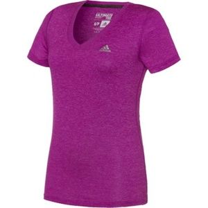 adidas Women's Ultimate Short Sleeve V-neck 2204